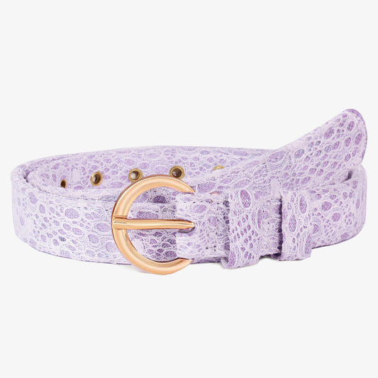 Lavender Lace Woman Matching Belts