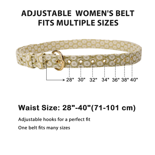 floral brilliance women's belt size guide for different dog parents