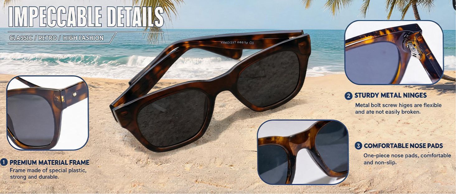 Bobotails leopard sunglassess for dog owners
