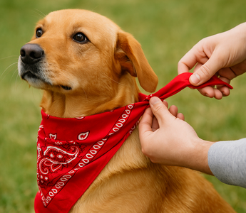 How to Put a Bandana on a Dog?