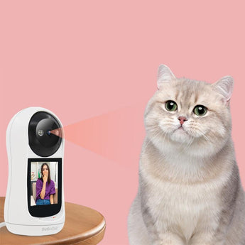 Bobotails 3K Pet Camera: Home Security Camera with Barking or Meowing Alerts, Cat or Dog Camera with Phone App, Smart Home Indoor Cam with 2-Way Speaker 