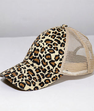 Leopard Print Baseball Cap - Matching Dog & Owner Style