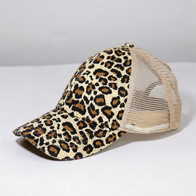 Leopard Print Baseball Cap - Matching Dog & Owner Style