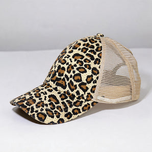 Leopard Print Baseball Cap - Matching Dog & Owner Style