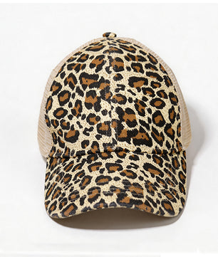 Leopard Print Baseball Cap - Matching Dog & Owner Style