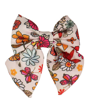 Flower Printed Dog Bow Tie – Cheerful Bow Tie for Special Occasions