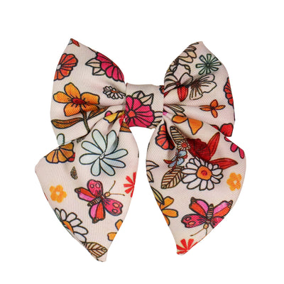 Flower Printed Dog Bow Tie – Cheerful Bow Tie for Special Occasions