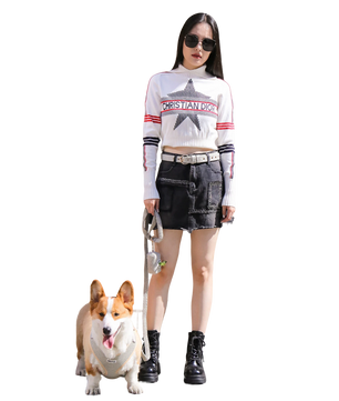 Chunky Knitted Dog Harness -Soft No-Pull Harness for Small & Medium Dogs