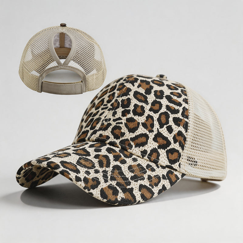 Leopard Print Baseball Cap - Matching Dog & Owner Style