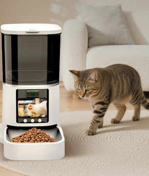 WiFi自動給餌器 – 猫と犬のためのスマートタイマー付きフードディスペンサー