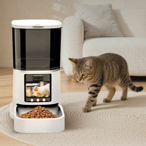 WiFi Automatic Pet Feeder with HD Camera – 4L Smart Timed Food Dispenser for Cats & Dogs