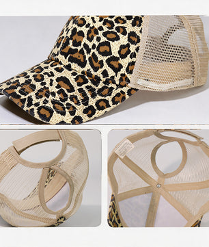 Leopard Print Baseball Cap - Matching Dog & Owner Style