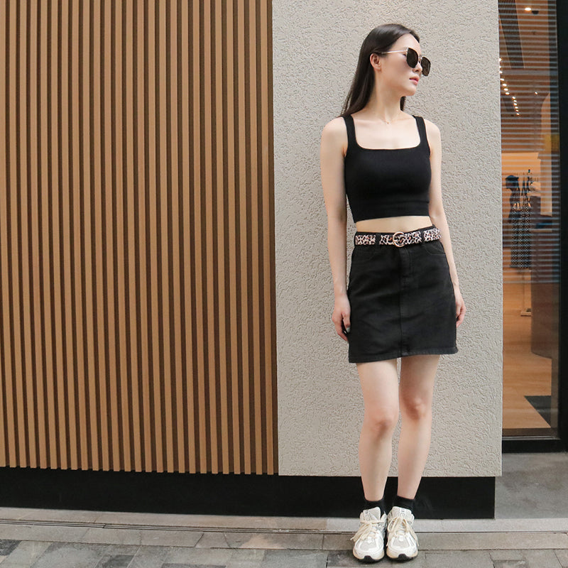 Leopard Print Woman Matching Belts