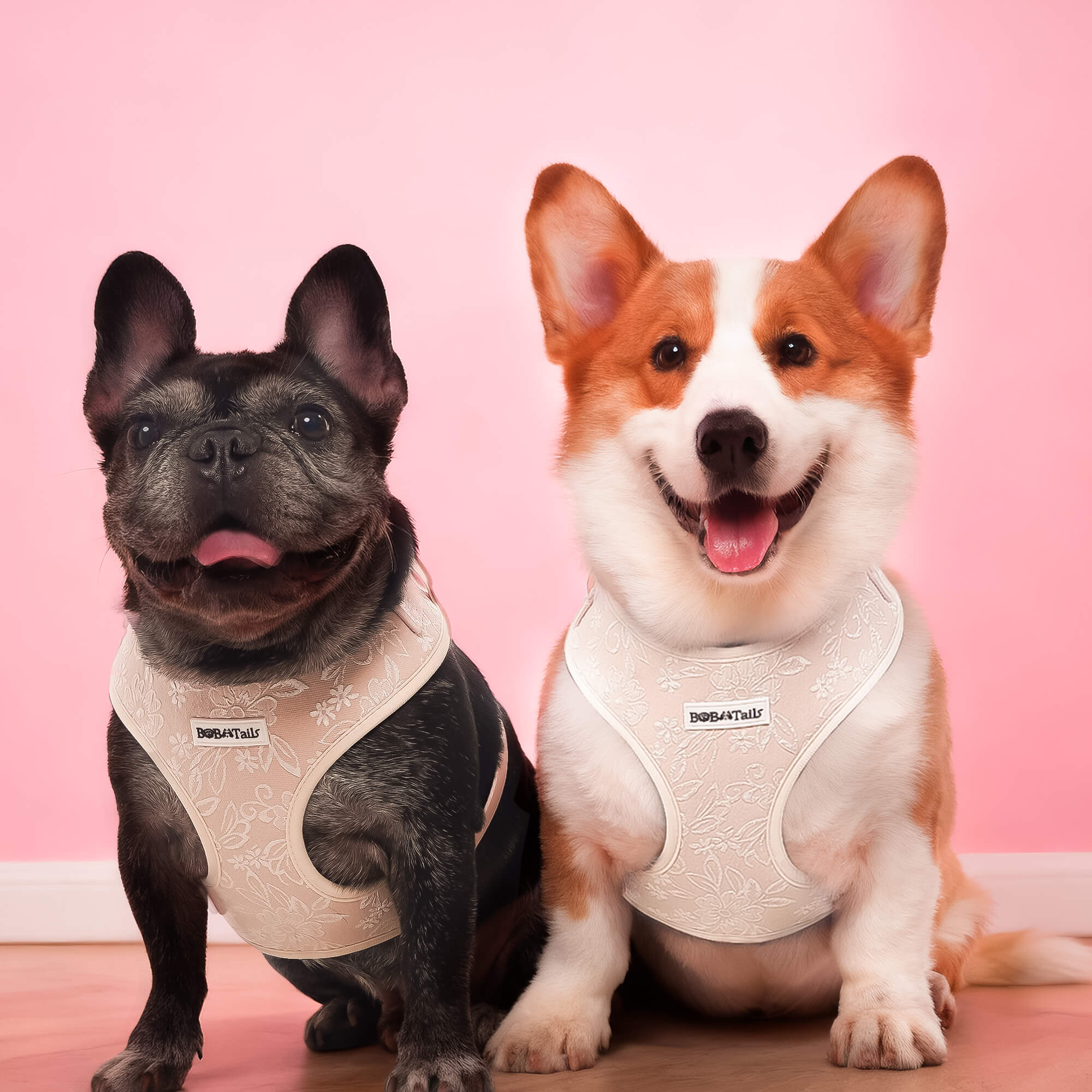 Morning Glory Dog Harness (Brown)