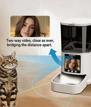 WiFi自動給餌器 – 猫と犬のためのスマートタイマー付きフードディスペンサー
