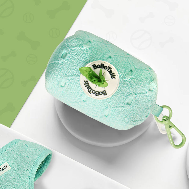 Silk Embroidery Dog Poopbag Holder