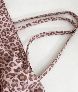 Leopard Print Canvas Tote Bag - Matching Dog & Owner Style