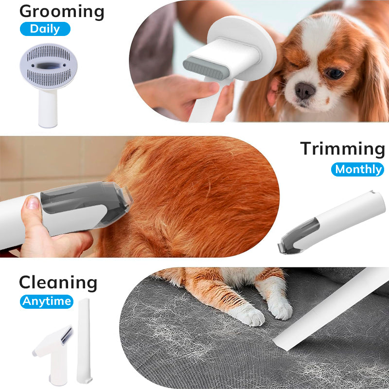 Pet Grooming Vacuum Kit