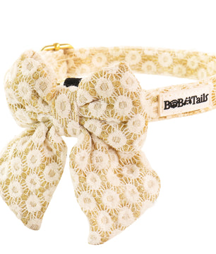 Floral Brilliance Dog Bow Tie