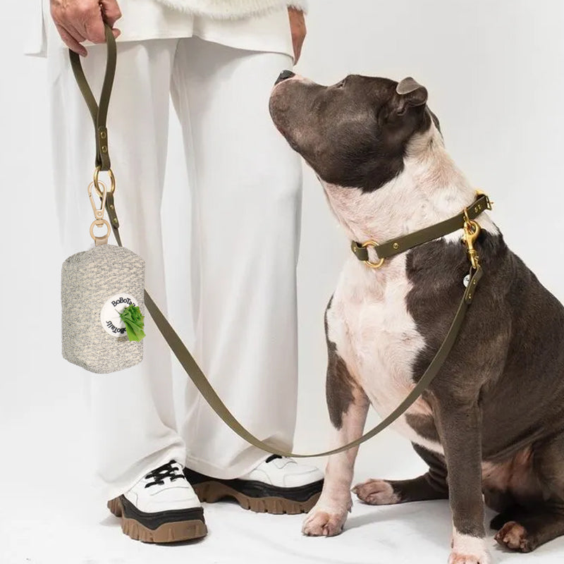 Chunky Knitted Dog Poop Bag Holder