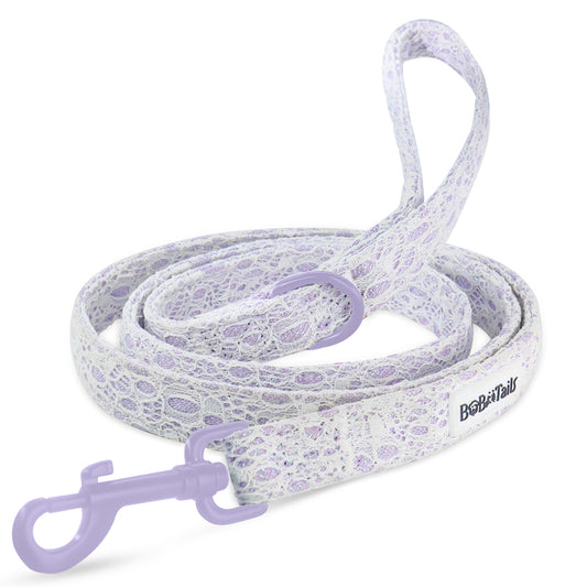 2024 Bobotails Lavender Christmas Collection Beauty of Lace Dog Leash For Small Dogs and Medium Dogs 