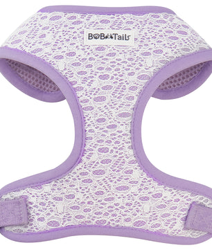2024 Bobotails Lavender Purple New Collection Beauty of Lace No-Pull Pet Harness For Small Dogs and Medium Dogs  