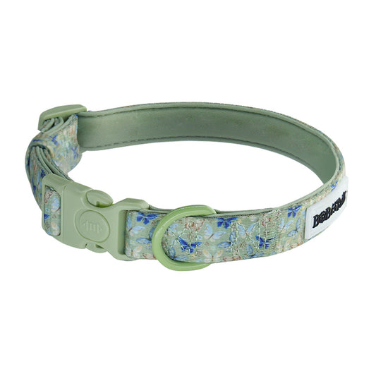 Bobotails Green Butterfly Printed Collar for Small Medium Dogs in 2024  new collection