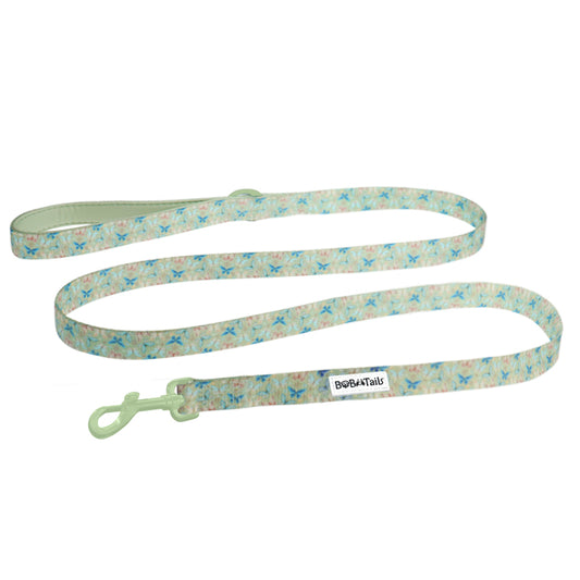 Bobotails Butterfly Printed 12ft  Gentle Leader For Dogs with Carabiner New Collection