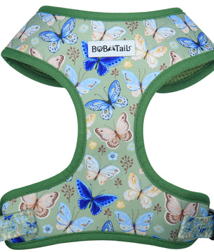 Bobotails Dog Harness,No Pull Pet Harness with  Dog Leash Clips, Adjustable Soft Padded Dog Vest, Airmesh Breatheable Pet Cotton material Vest with Easy Control for Small and Medium Dogs-Green