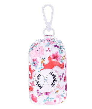 Bobotails Beautify of Lace collection treat holder for leash pet lightweight pouch with zipper to hold waste bags and Carabiner on the leash backpack harness bags