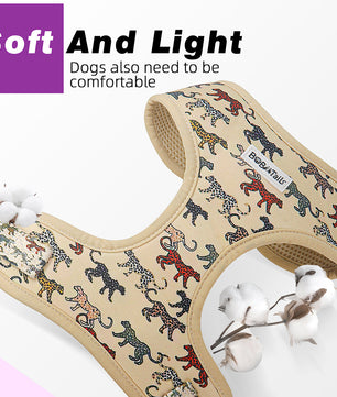 Bobotails Dog Harness, No-Pull Pet Harness with Leash Clips, Adjustable Soft Padded Tactical dog harness, Airmesh Breatheable Pet Cotton material Dog Harness of walking essentials and walking kits