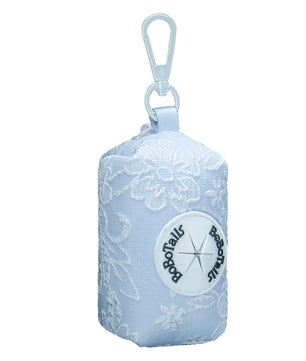 Bobotails dog poop bag holder for leash doggie waste bag dispenser soft fabric puppy potty carrier small doggy zipper pouch with carabiner clip