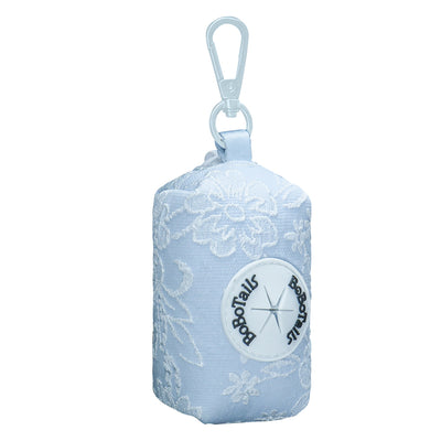 Morning Glory Dog Poop Bag Holder – Floral Dispenser with Carabiner Clip