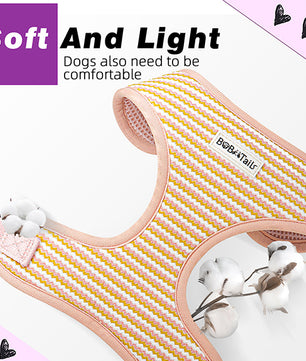 Bobotails Dog Harness, No-Pull Pet Harness with Leash Clips, Adjustable Soft Padded Tactical dog harness, Airmesh Breatheable Pet Cotton material dog harness with name for hiking,travelling,outdoor activities