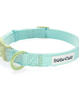 Bobotails Silk Embroidery Training Dog Collars,Adjustable Custom Pet Collars of Lightweight and Comfortable Knited Material for Small  Medium and Large Dogs