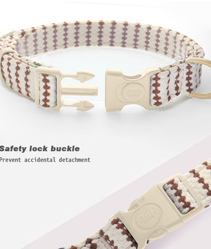 Bobotails Small Grain Dog Collars,Adjustable Puppy Collars Lightweight and Comfortable Knited Material for Small and Medium Dogs