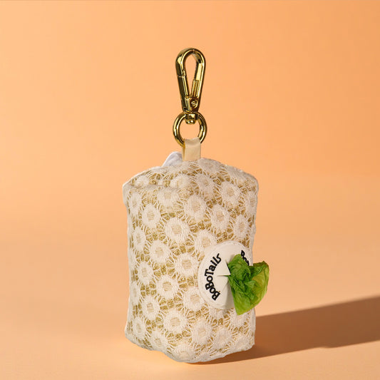 Bobotails floral brilliance poop bag holders for leashes