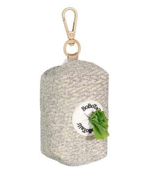 chunky knitted trash bag dispenser