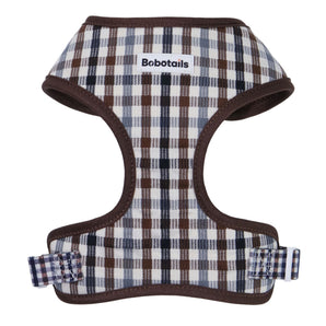 Plaid Dog Harness — No-Pull Vest for Small & Medium Dogs