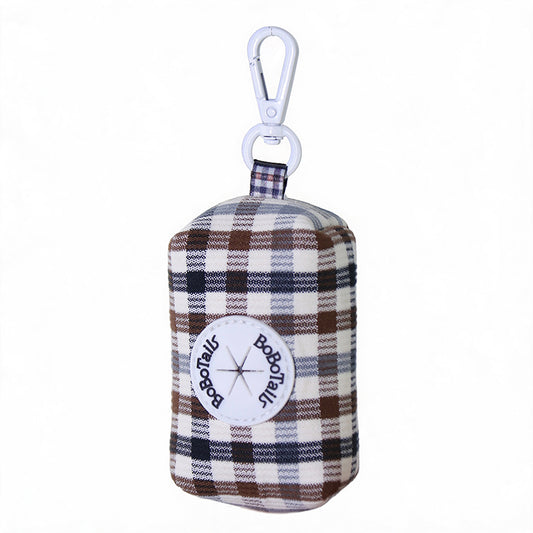 matching dog  leash set dog poop bag holder to fit standard rolls poop bag