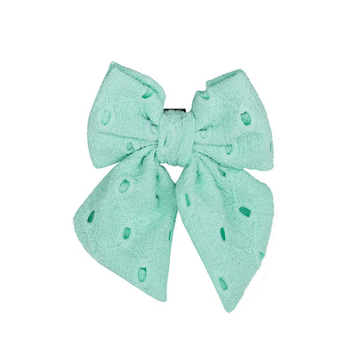 Silk Embroidery Dog Bow Tie