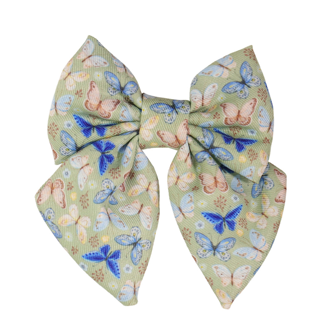 Butterfly Printed Bow Ties for Small Dogs