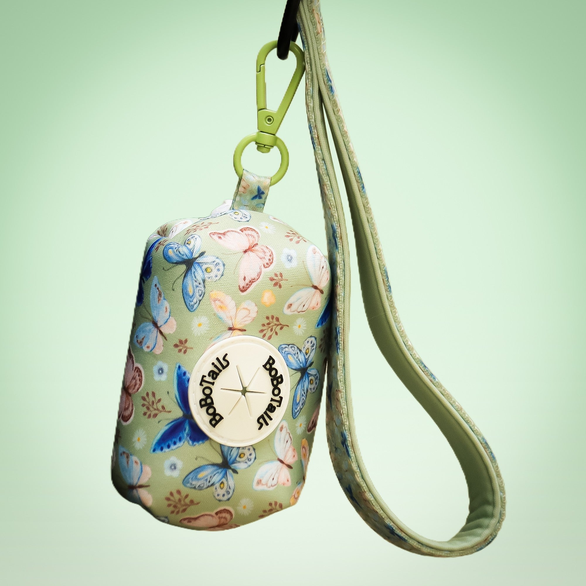 Butterfly Printed Dog Poopbag Holder