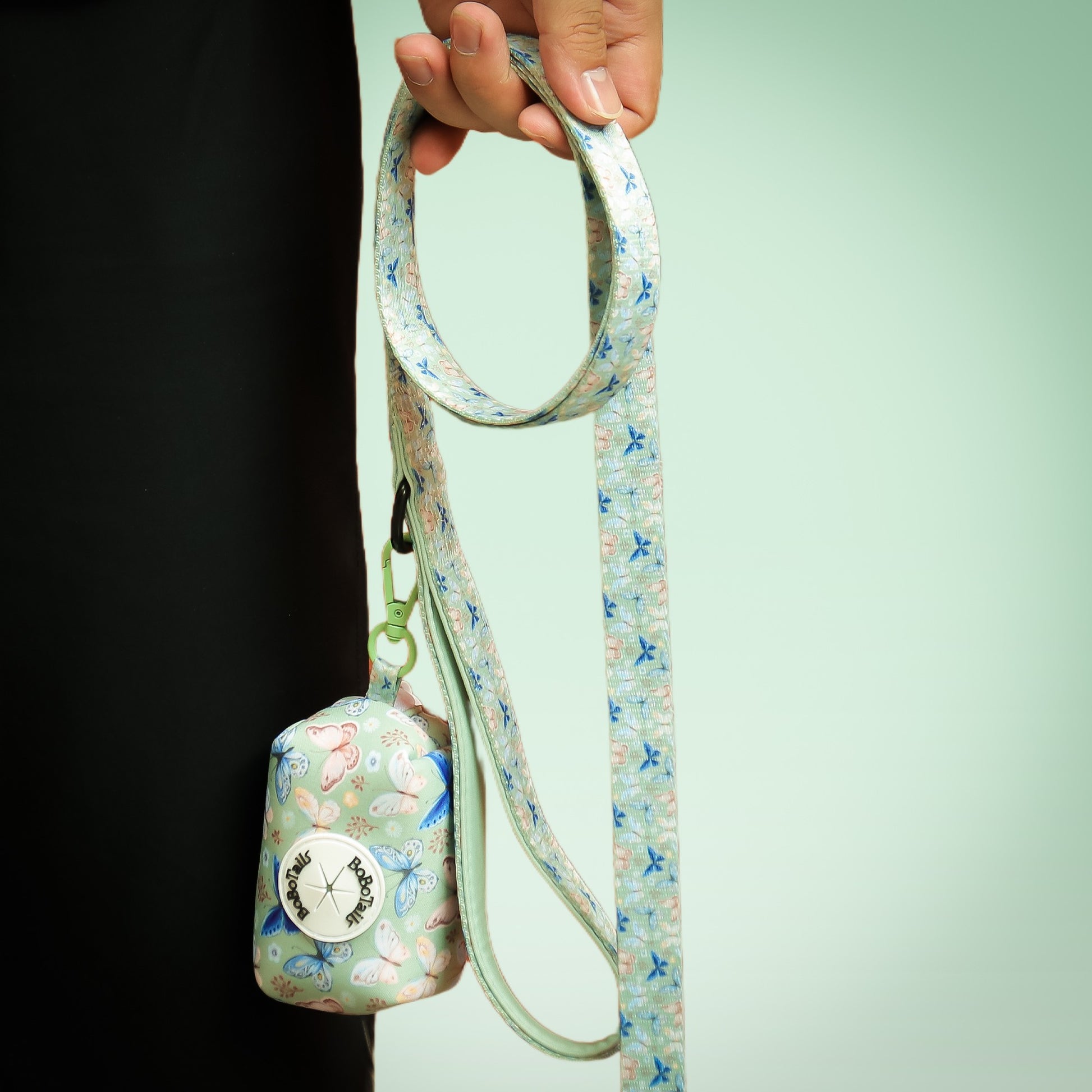 Butterfly Printed Dog Poopbag Holder