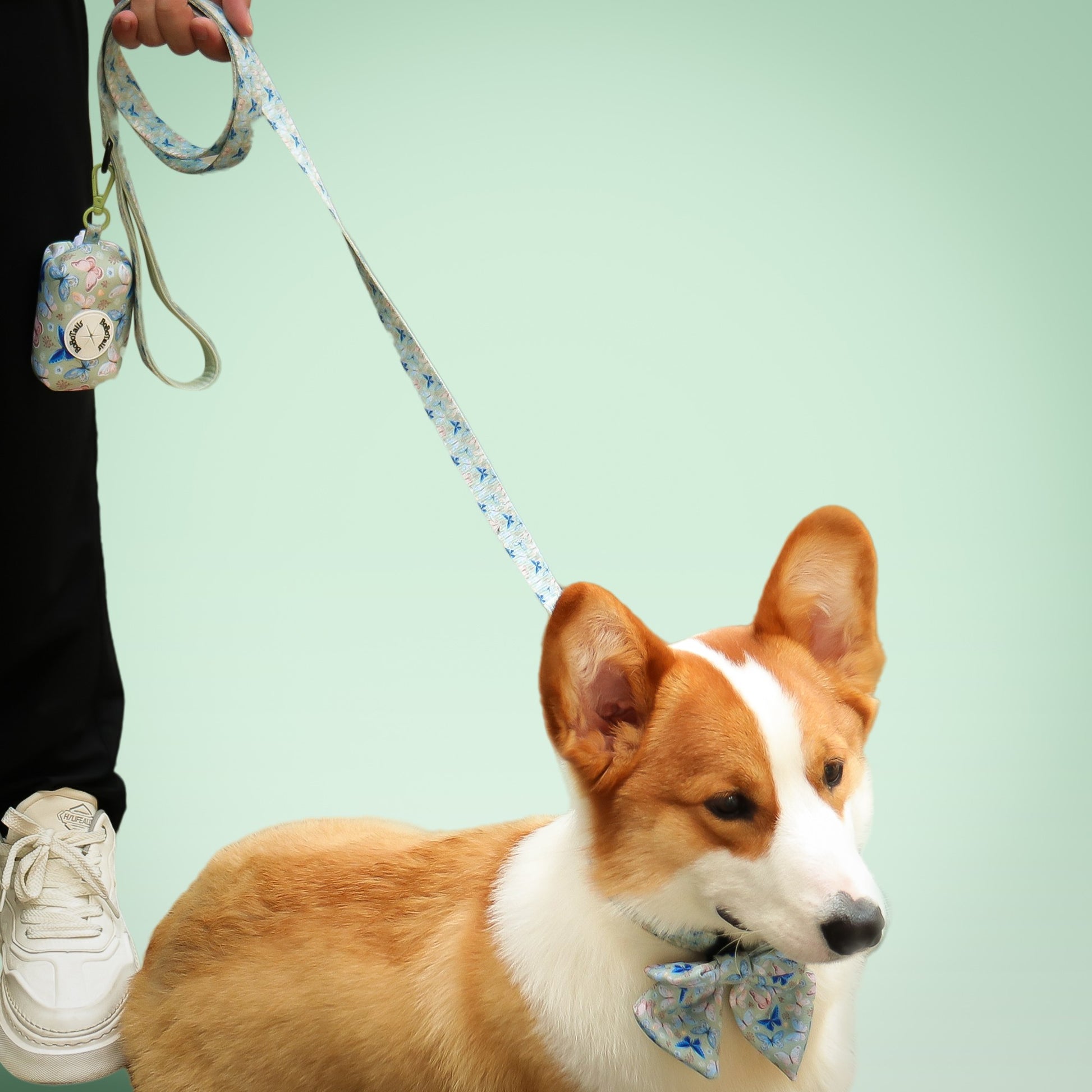 Butterfly Printed Bow Ties for Small Dogs