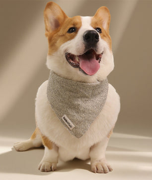 Chunky Knitted Dog Bandana