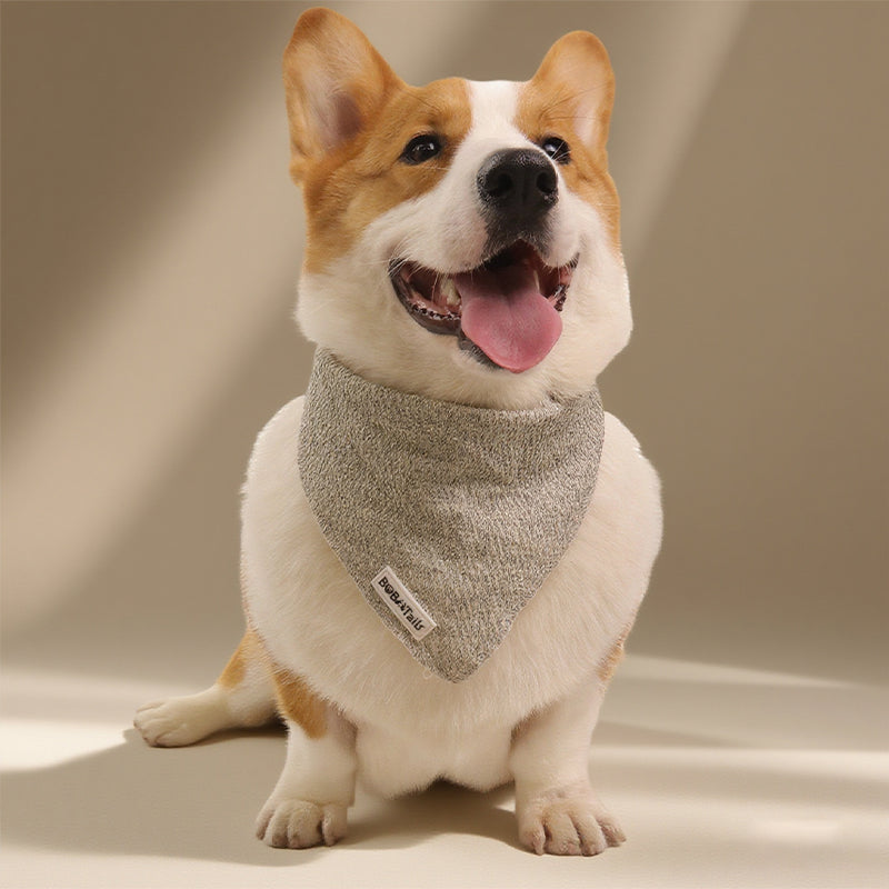 Chunky Knitted Dog Bandana