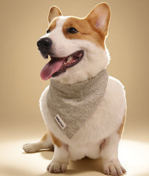 Chunky Knitted Dog Bandana