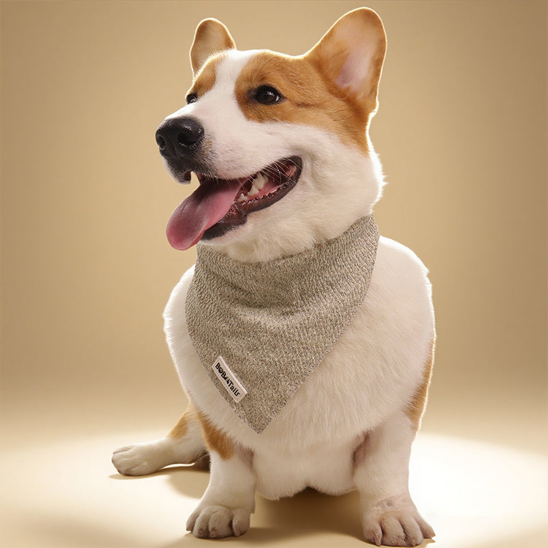 Chunky Knitted Dog Bandana