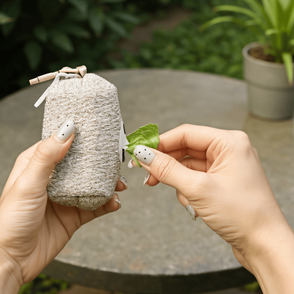 Chunky Knitted Dog Poop Bag Holder